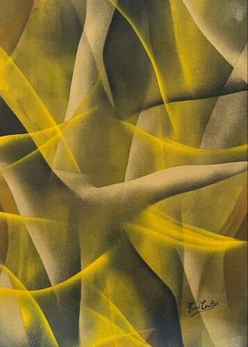 Résonance Lumineuse by Emilie CERLES, Painting for Sale on Select