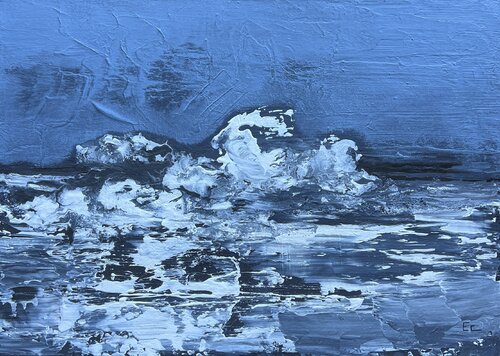 La Vague by Emilie CERLES, Painting for Sale on Select