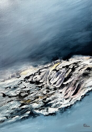 The Sound of Silence by Emilie CERLES, Painting for Sale on Select