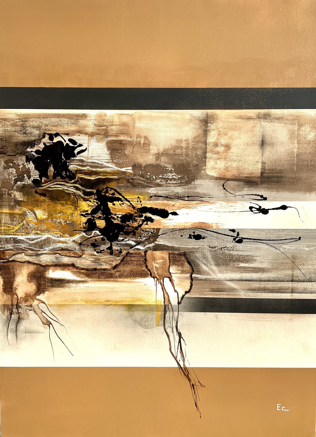 Harmonie Terrestre Emilie CERLES Original painting for sale