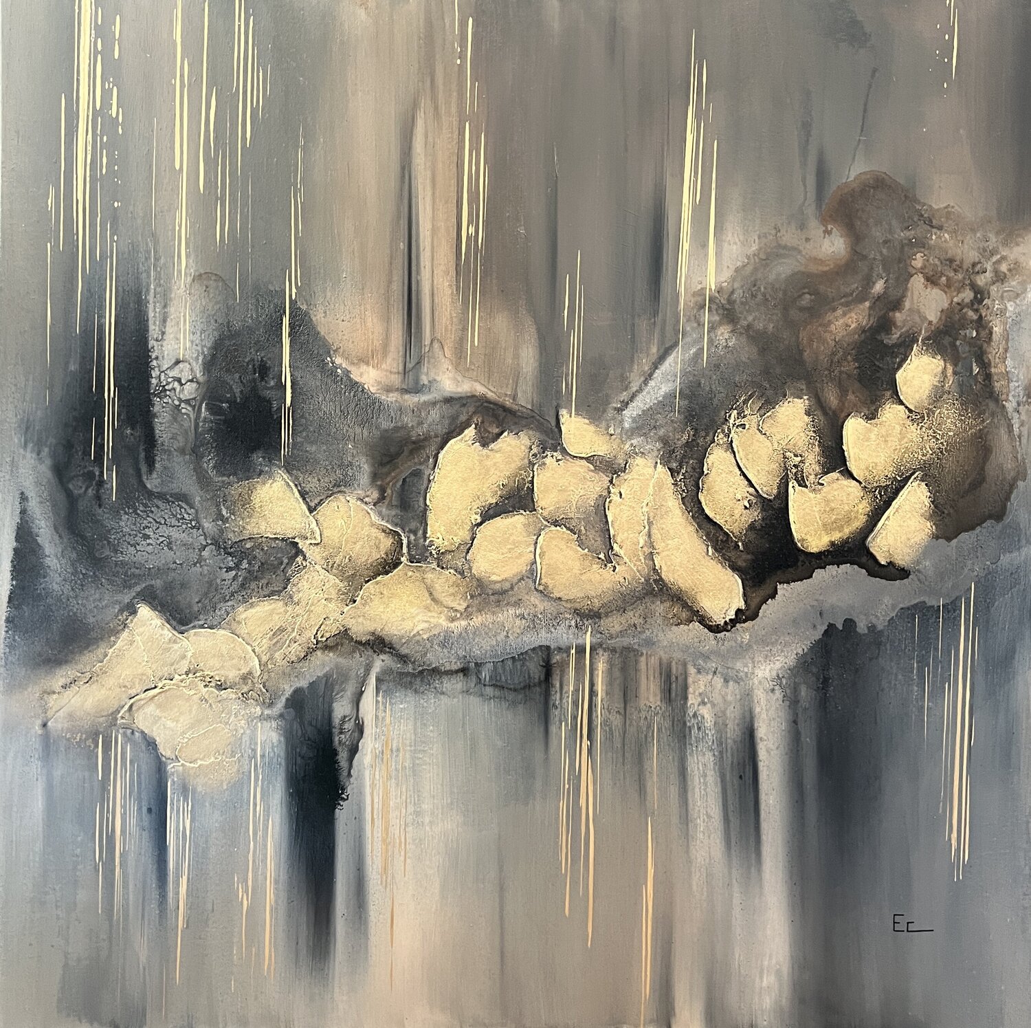 Composition 50 Emilie CERLES Original painting for sale