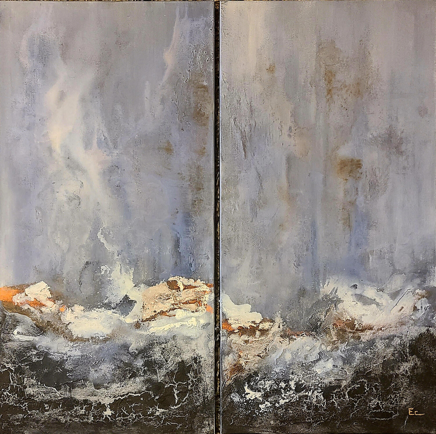 Composition 55 Emilie CERLES Original painting for sale