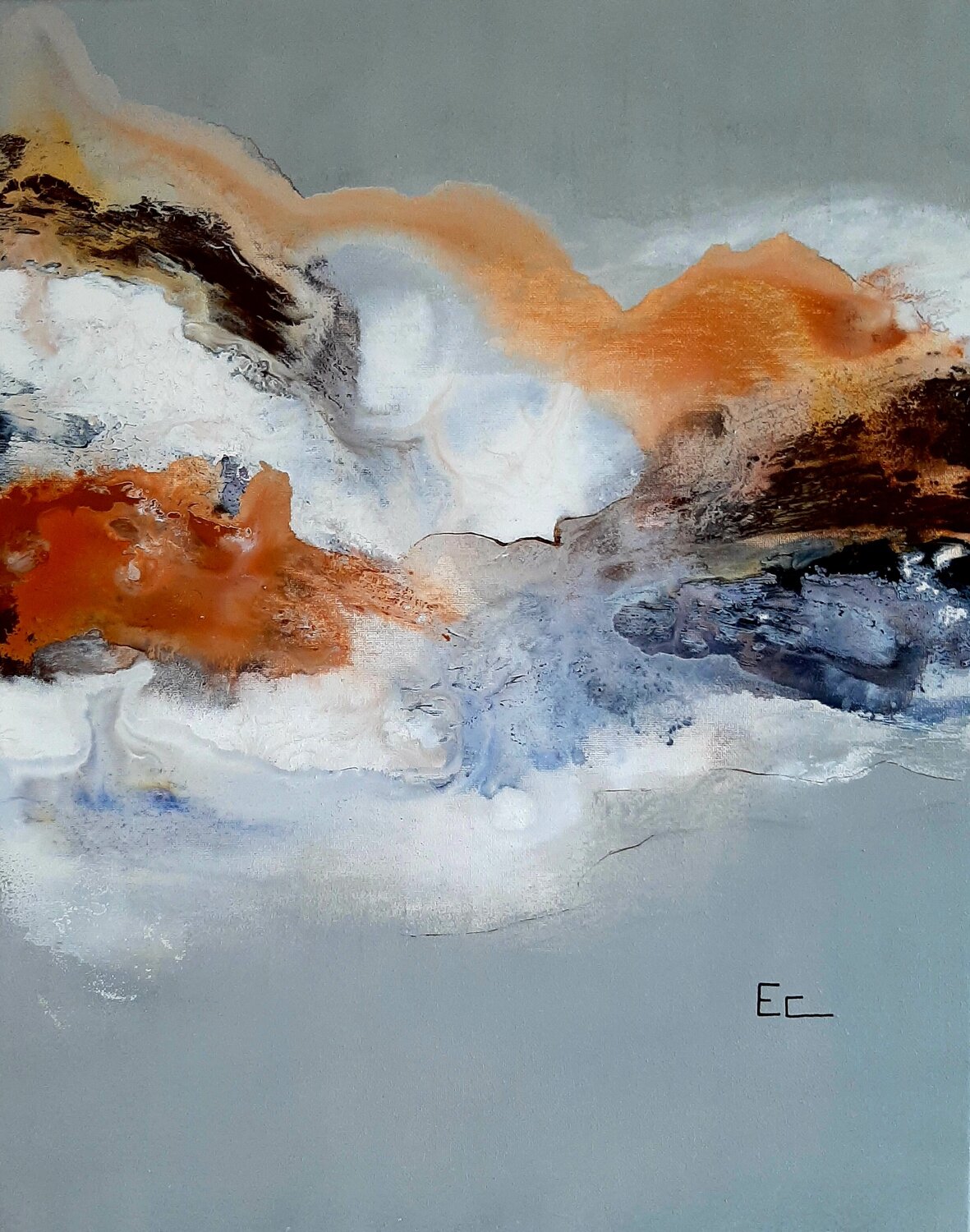 Composition 65 Emilie CERLES Original painting for sale