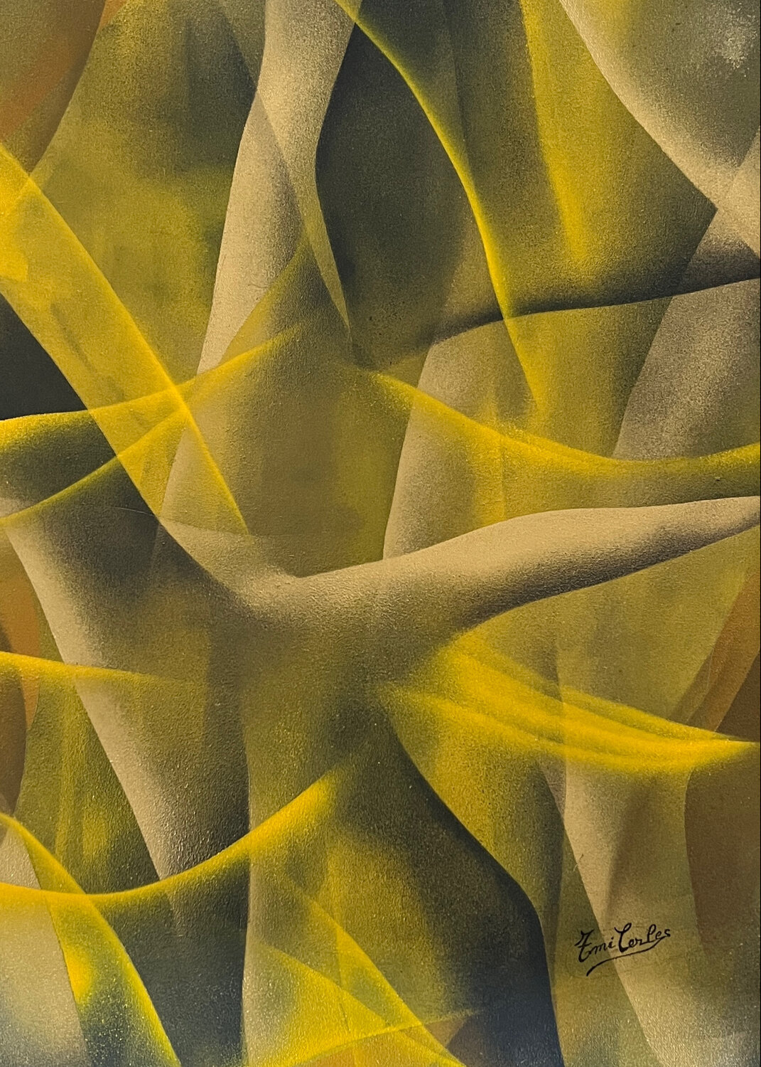 Résonance Lumineuse Emilie CERLES Original painting for sale