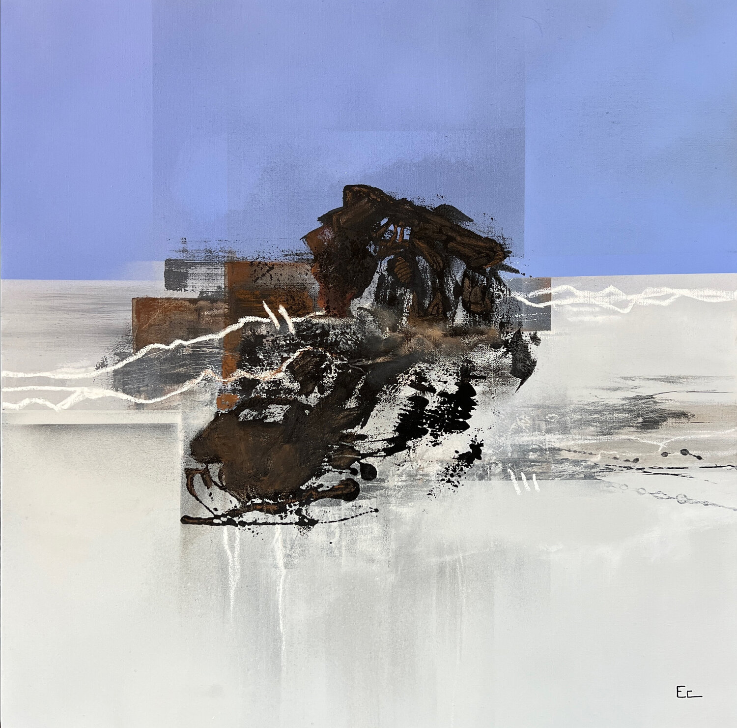 Éternité Emilie CERLES Original painting for sale