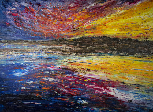 Twilight Symphony by Anil Sawe, Painting for Sale on Select
