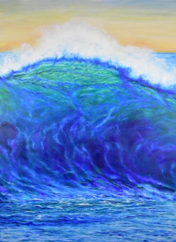 Surf is Up by Anil Sawe, Painting for Sale on Select