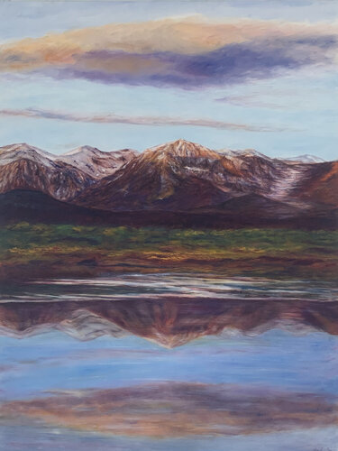 Sierra Sunset by Anil Sawe, Painting for Sale on Select