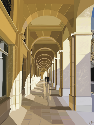 Passage du sénat by NATHZ, Painting for Sale on Select
