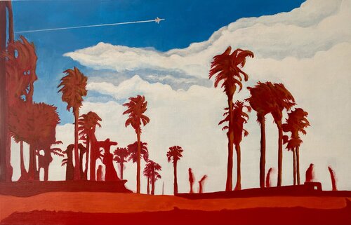 California Burning by Jean Paul ROLAND, Painting for Sale on Select