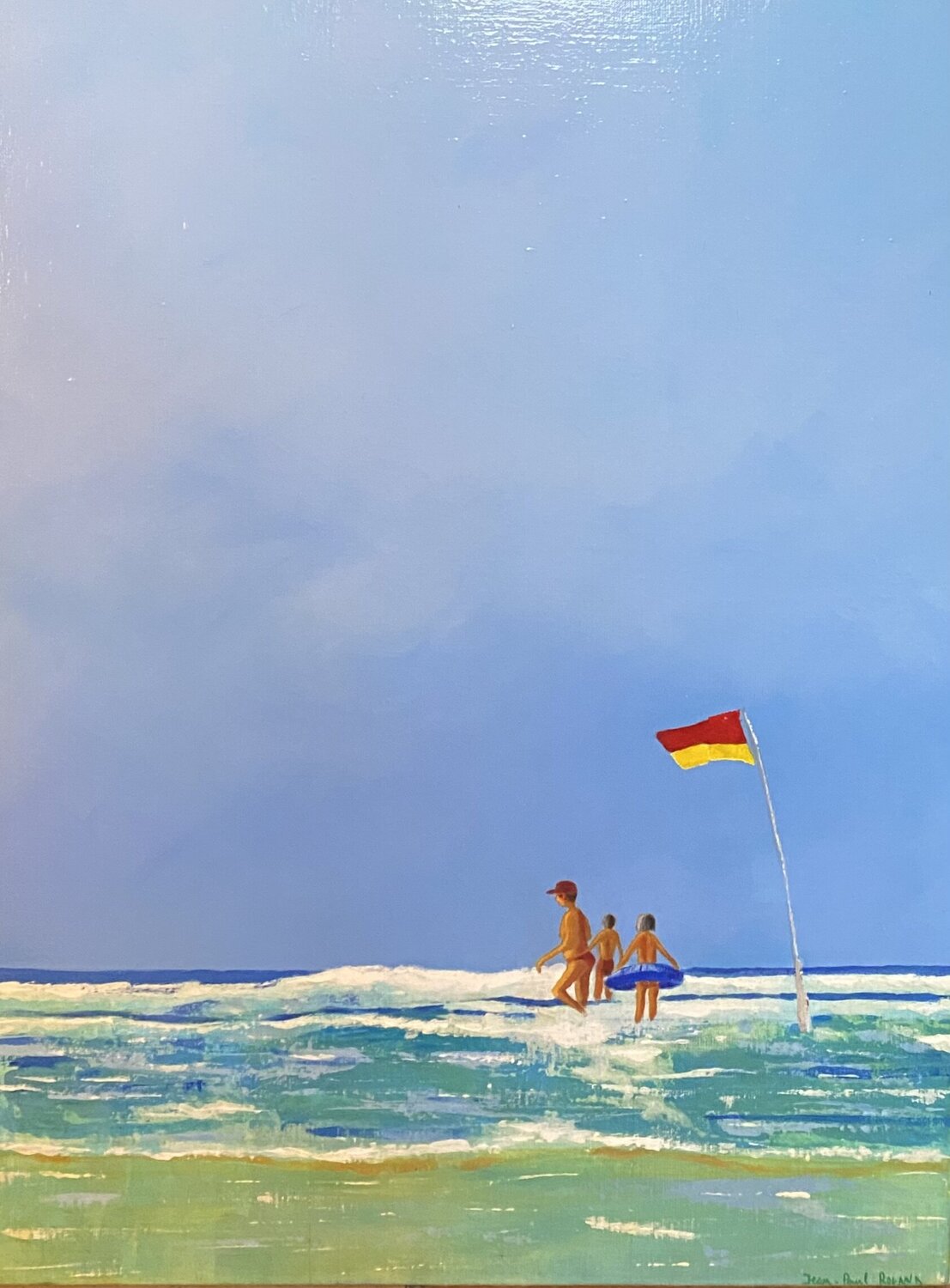 Bord de mer 1 Jean Paul ROLAND Original painting for sale