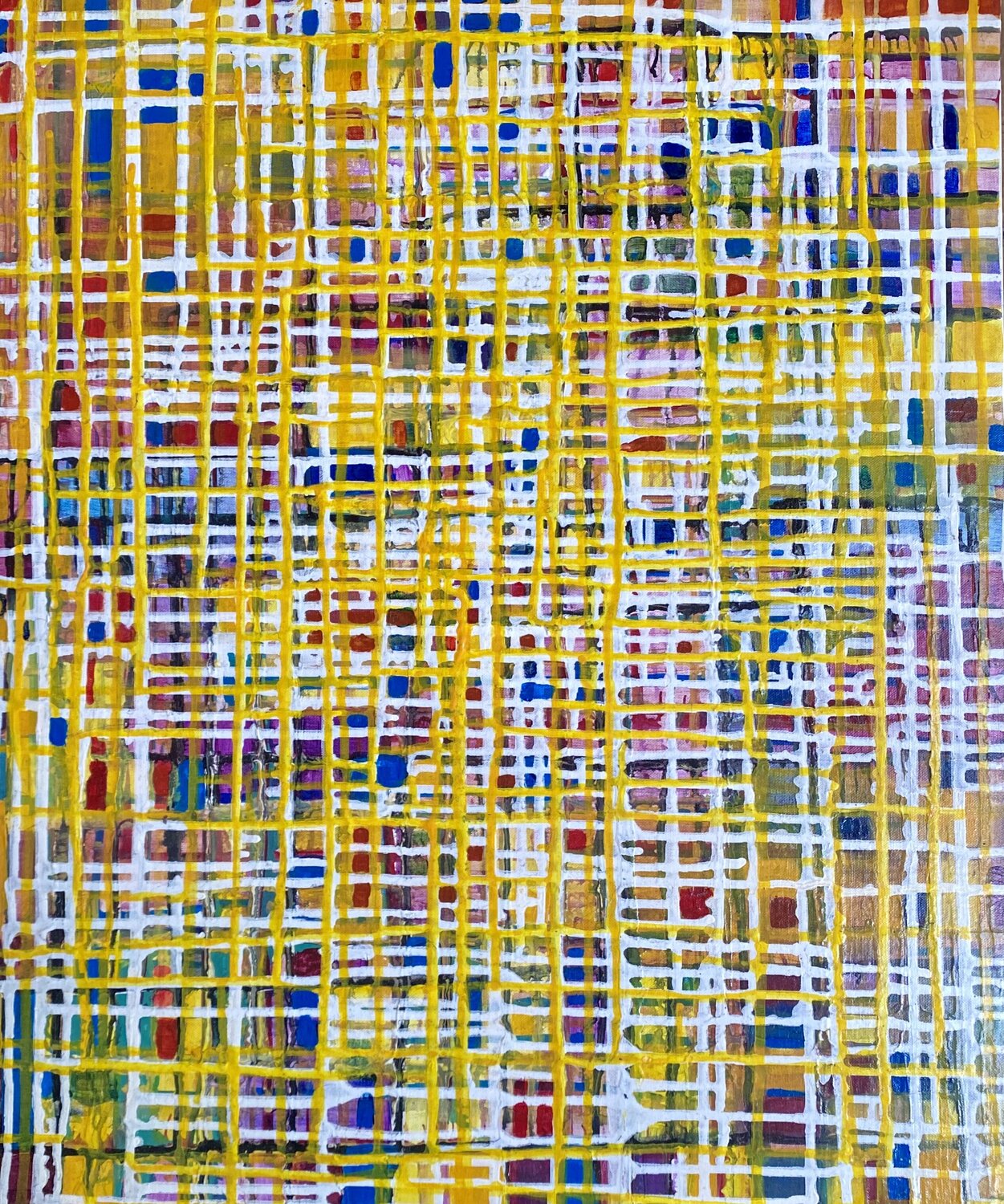 Épure Urbaine 1 Jean Paul ROLAND Original painting for sale