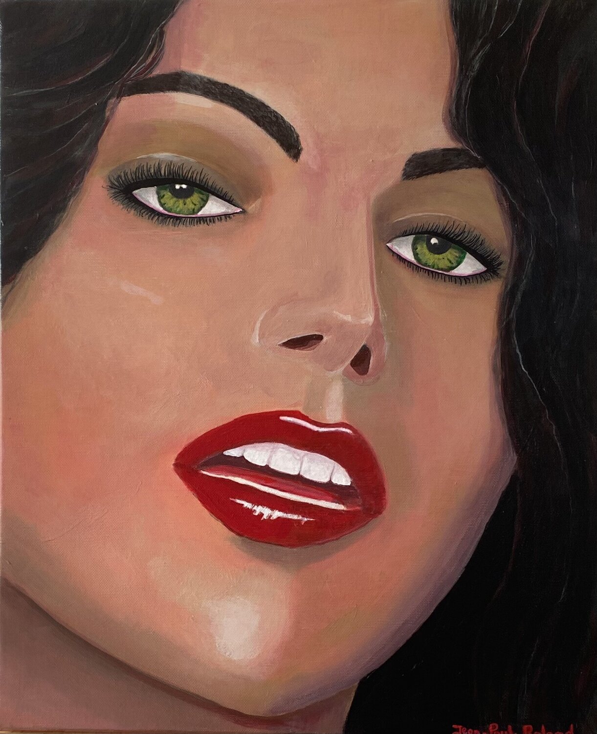 Icône Italienne Jean Paul ROLAND Original painting for sale