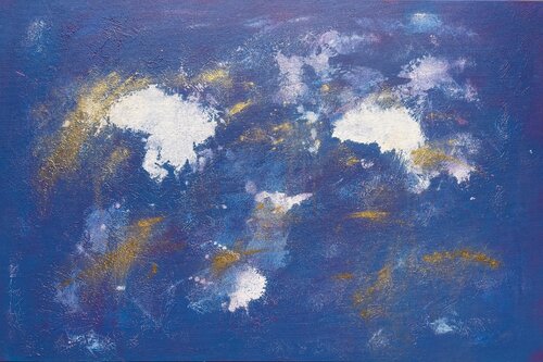 In Heaven by Sandra Salzsieder, Painting for Sale on Select