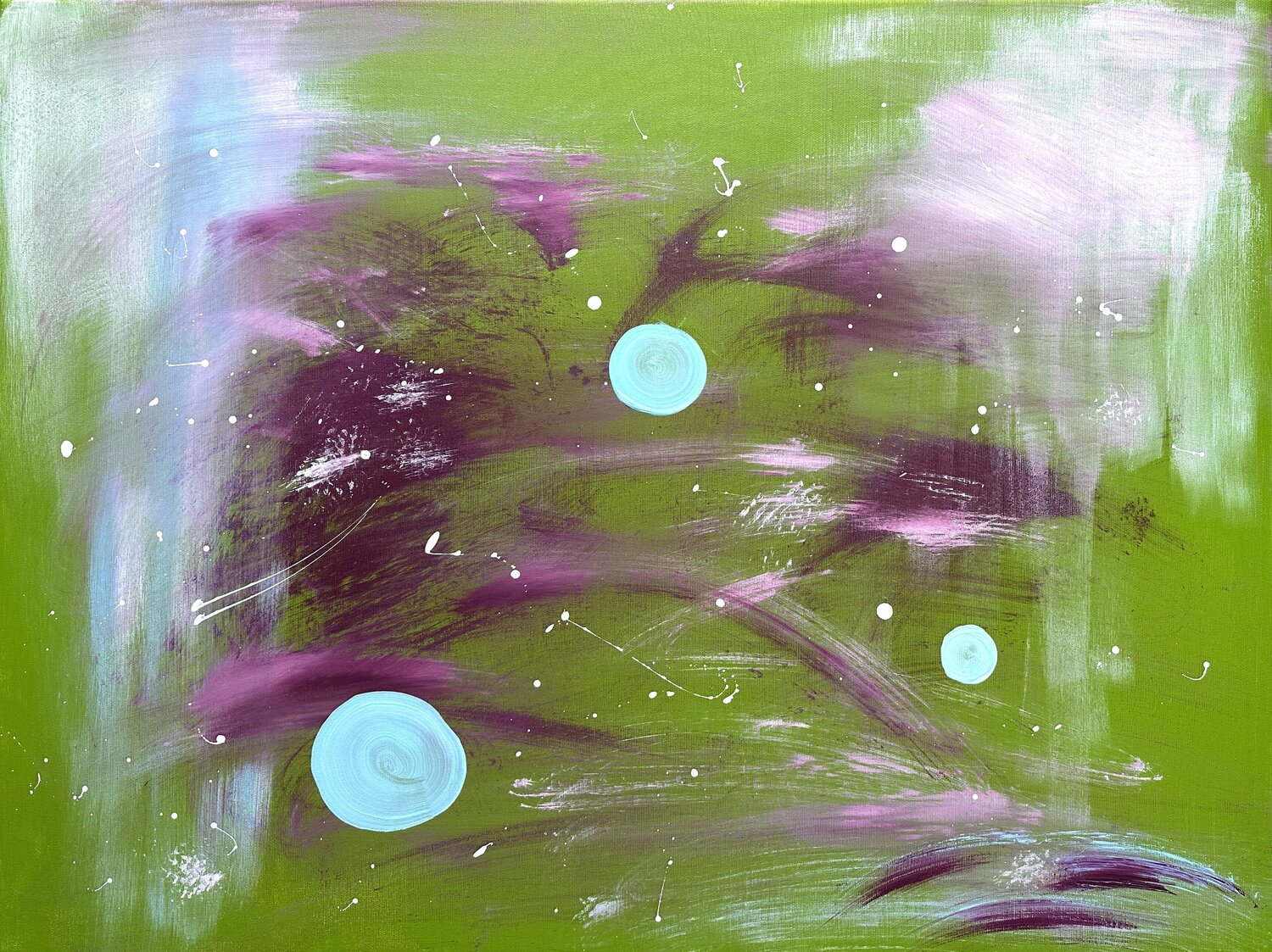 New Earth Sandra Salzsieder Original painting for sale