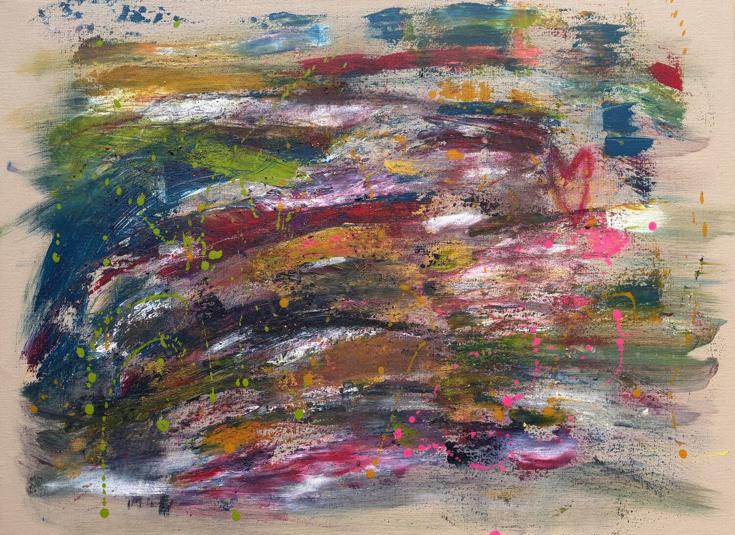 Focus Heart Sandra Salzsieder Original painting for sale