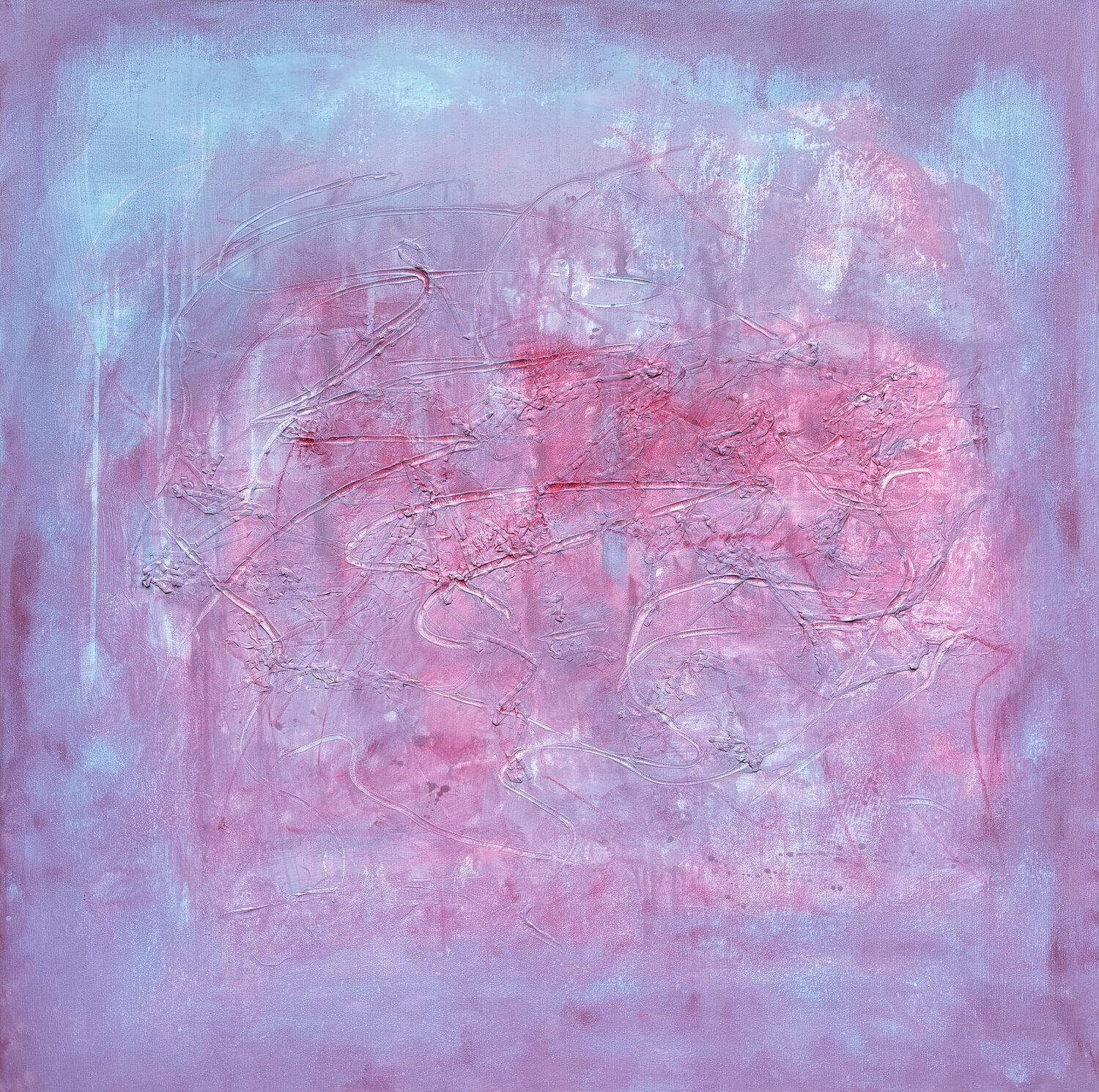 Lebensweg Sandra Salzsieder Original painting for sale