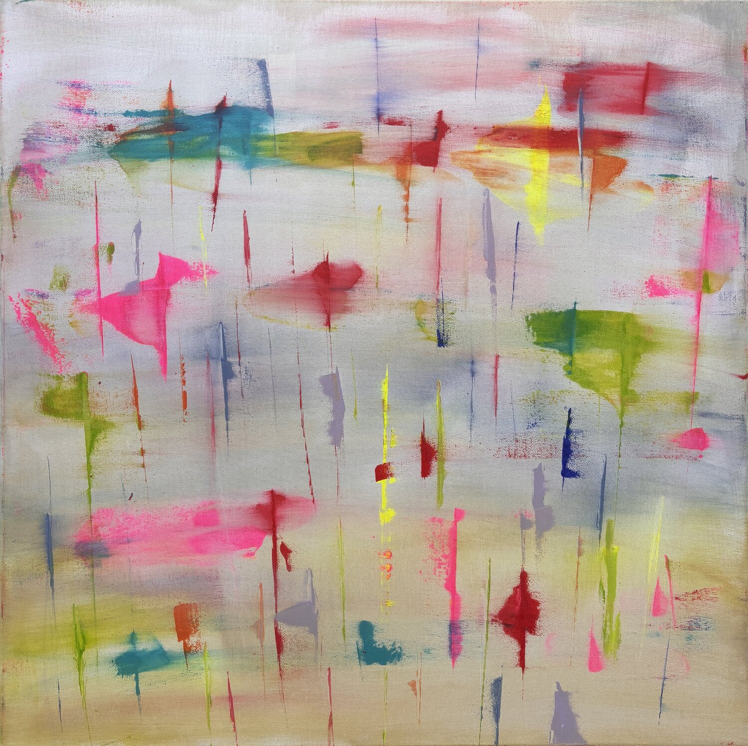 Wild and free Sandra Salzsieder Original painting for sale
