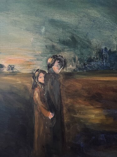 Dawn alone by Yuliia Poraiko, Painting for Sale on Select