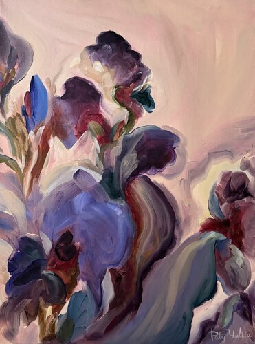Irises by Yuliia Poraiko, Painting for Sale on Select
