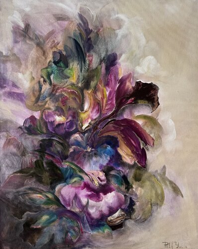 Bouquet of unknowns by Yuliia Poraiko, Painting for Sale on Select