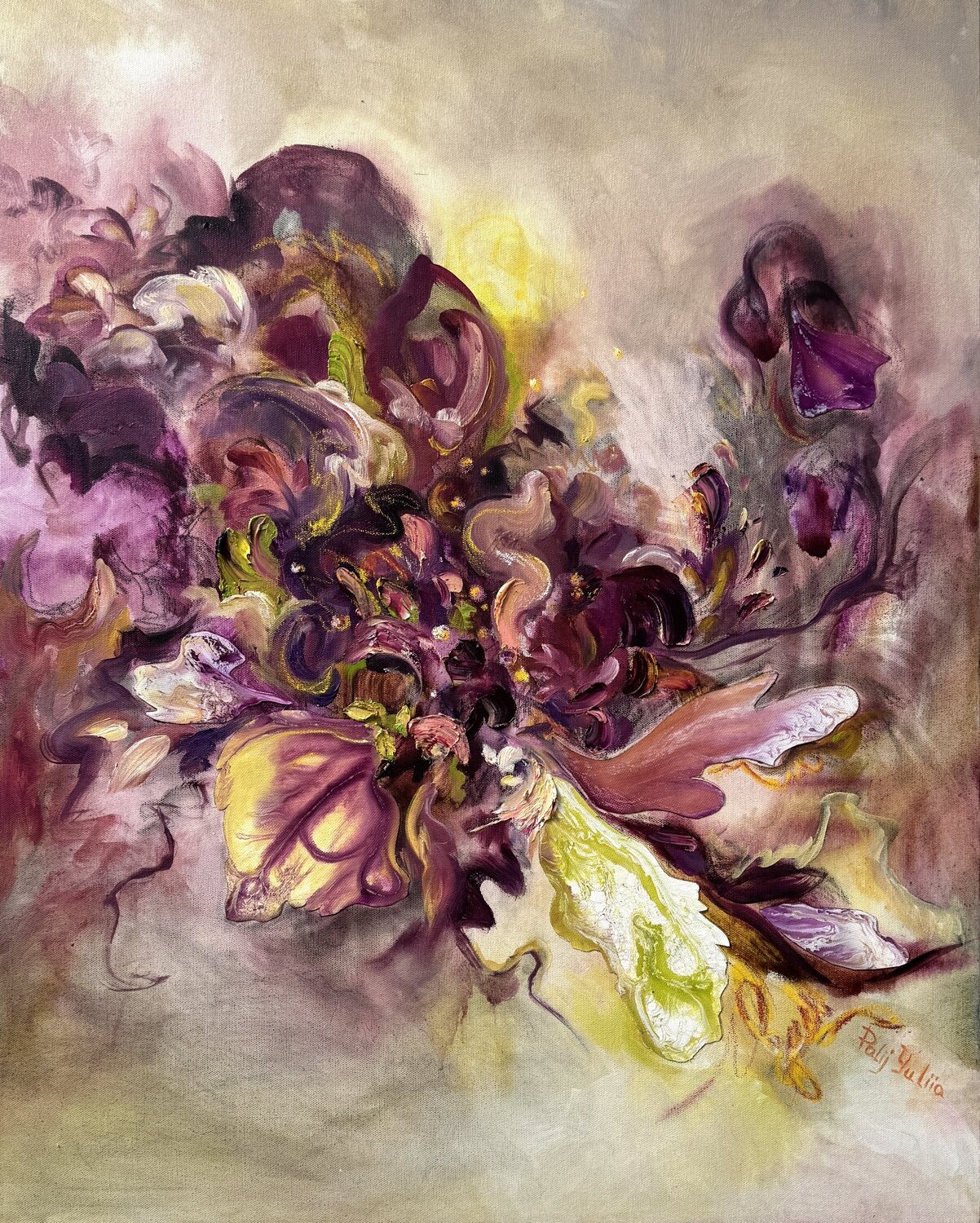 The pulse of colors Yuliia Poraiko Original painting for sale