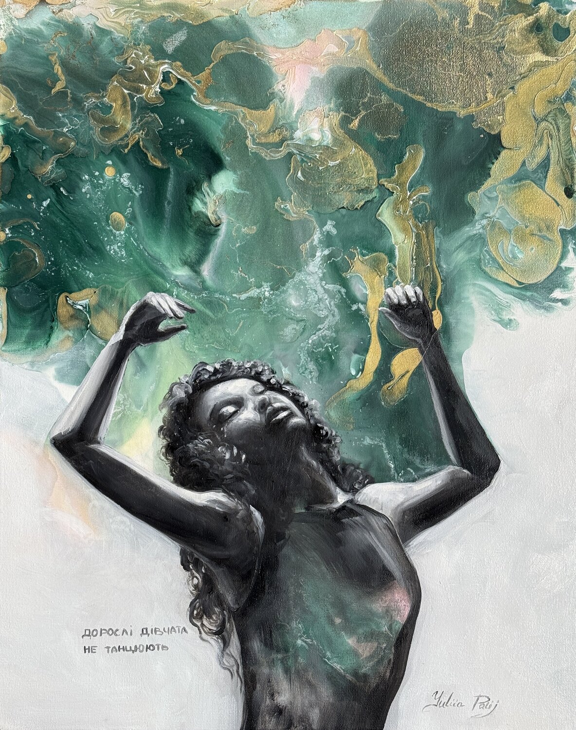 Let go Yuliia Poraiko Original painting for sale