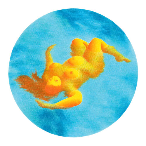 En eaux tendres by Marie Casaÿs, Drawing for Sale on Select