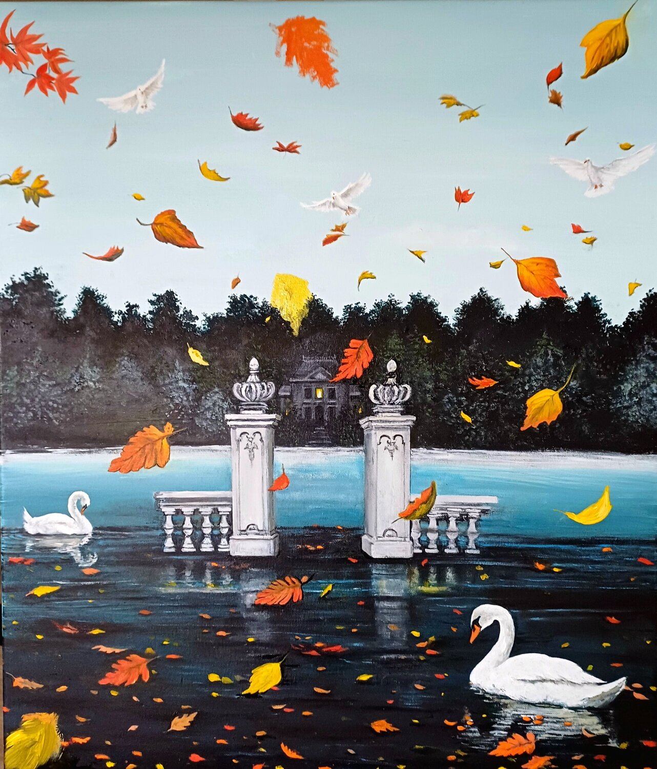 No Sound But The Wind Danielle Brits Original painting for sale