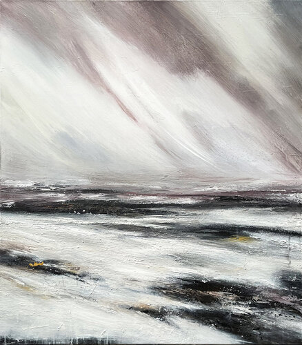 Distant Shores by Farnoosh Ashrafi, Painting for Sale on Select