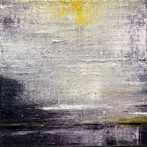 Silent Violet by Farnoosh Ashrafi, Painting for Sale on Select