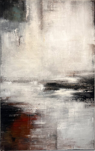 Ember in the Mist by Farnoosh Ashrafi, Painting for Sale on Select