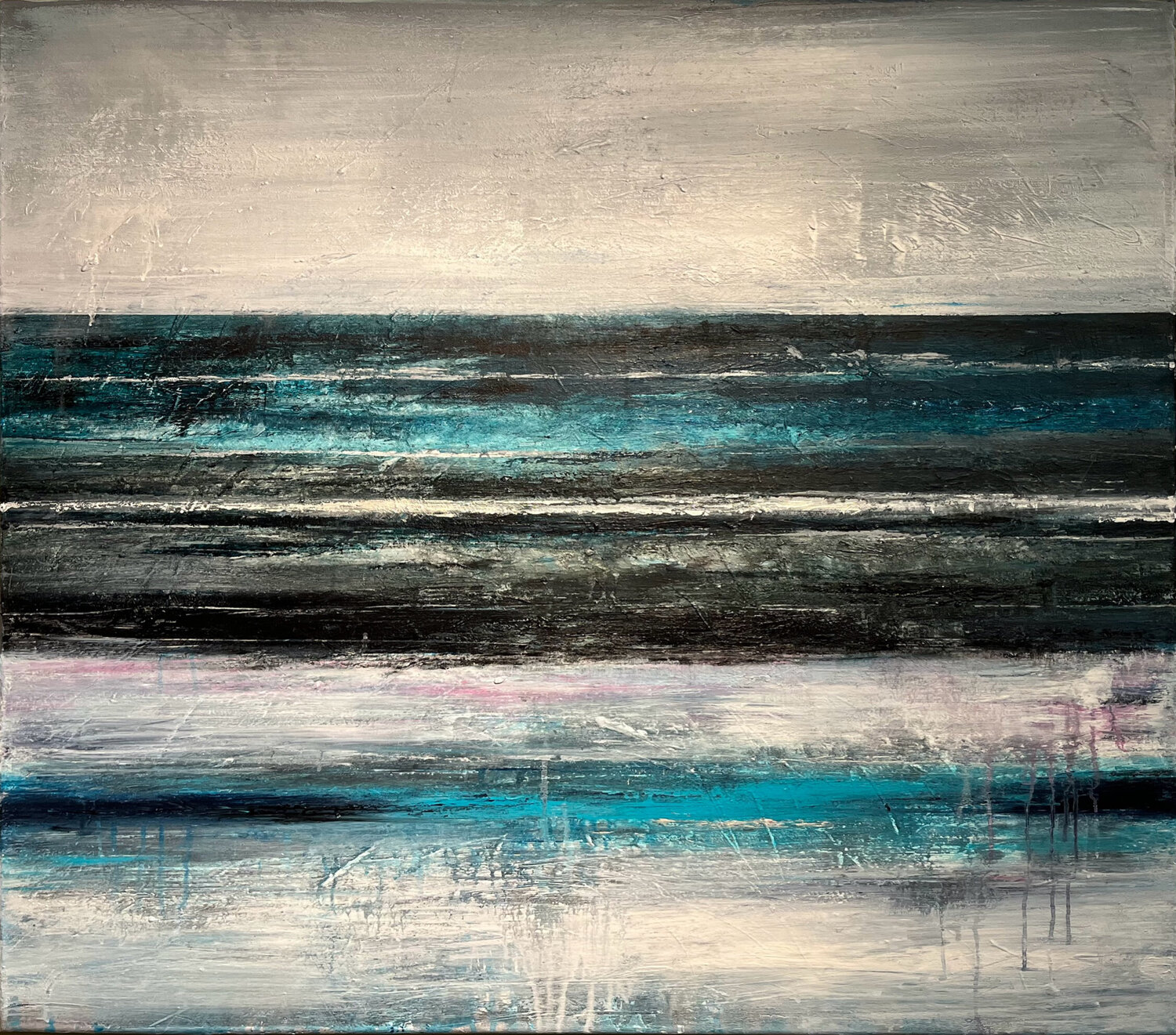 Layered Silence Farnoosh Ashrafi Original painting for sale
