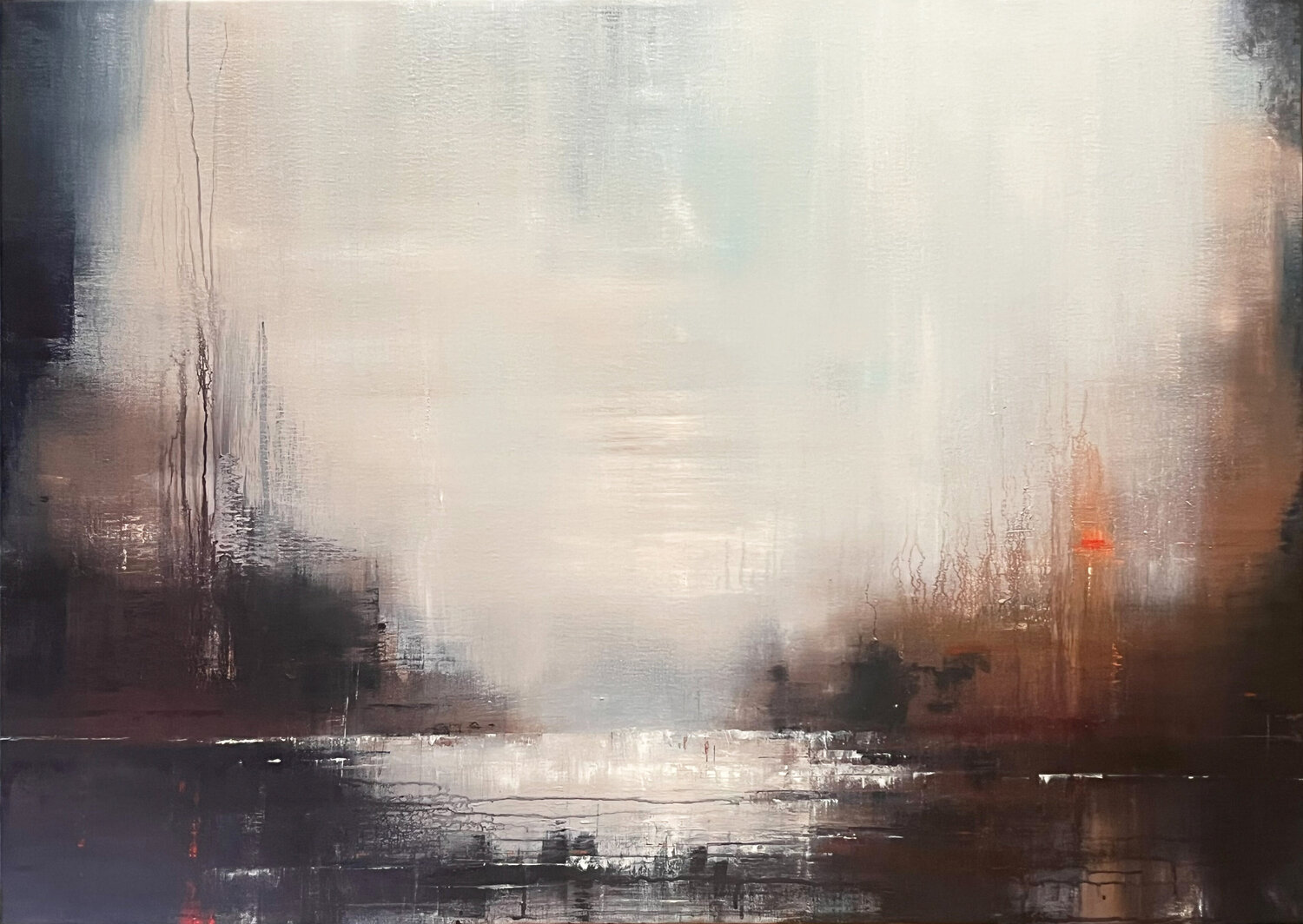 Suspension Farnoosh Ashrafi Original painting for sale