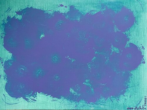 Arborescent Thinking  7/14  paper by Nathalie PRADEL, Painting for Sale on Select