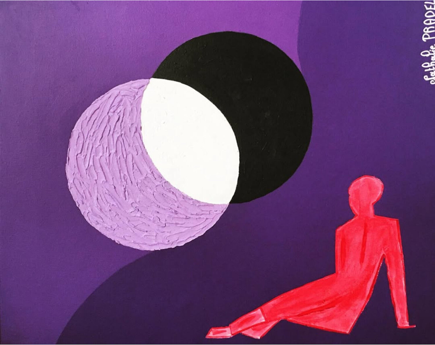 INTROSPECTION 3 Nathalie PRADEL Original painting for sale