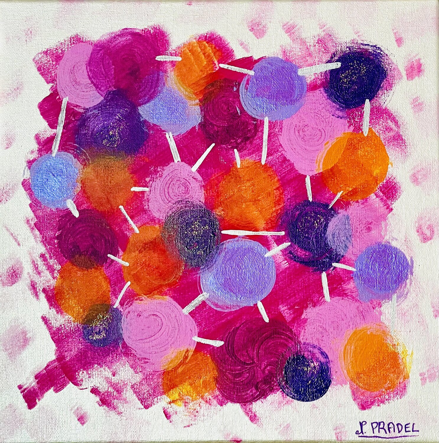 PENSEE ARBORESCENTE 9 Nathalie PRADEL Original painting for sale