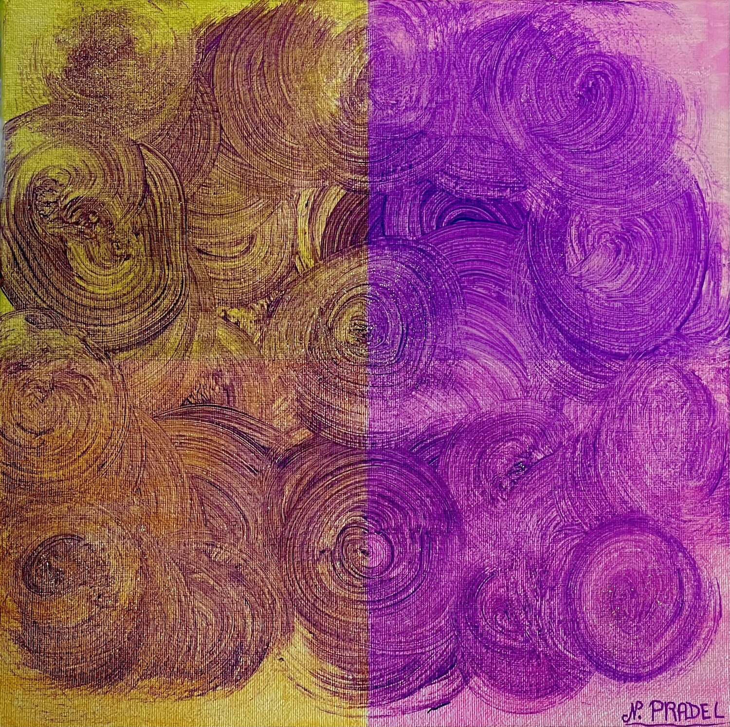 PENSEE ARBORESCENTE 10 Nathalie PRADEL Original painting for sale