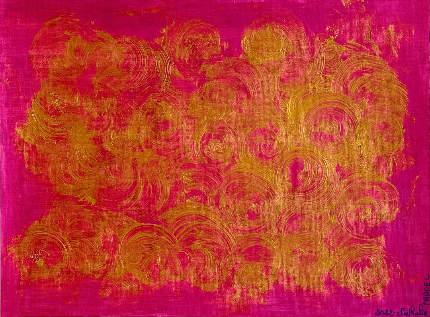 Arborescent Thinking  14/14 paper Nathalie PRADEL Original painting for sale
