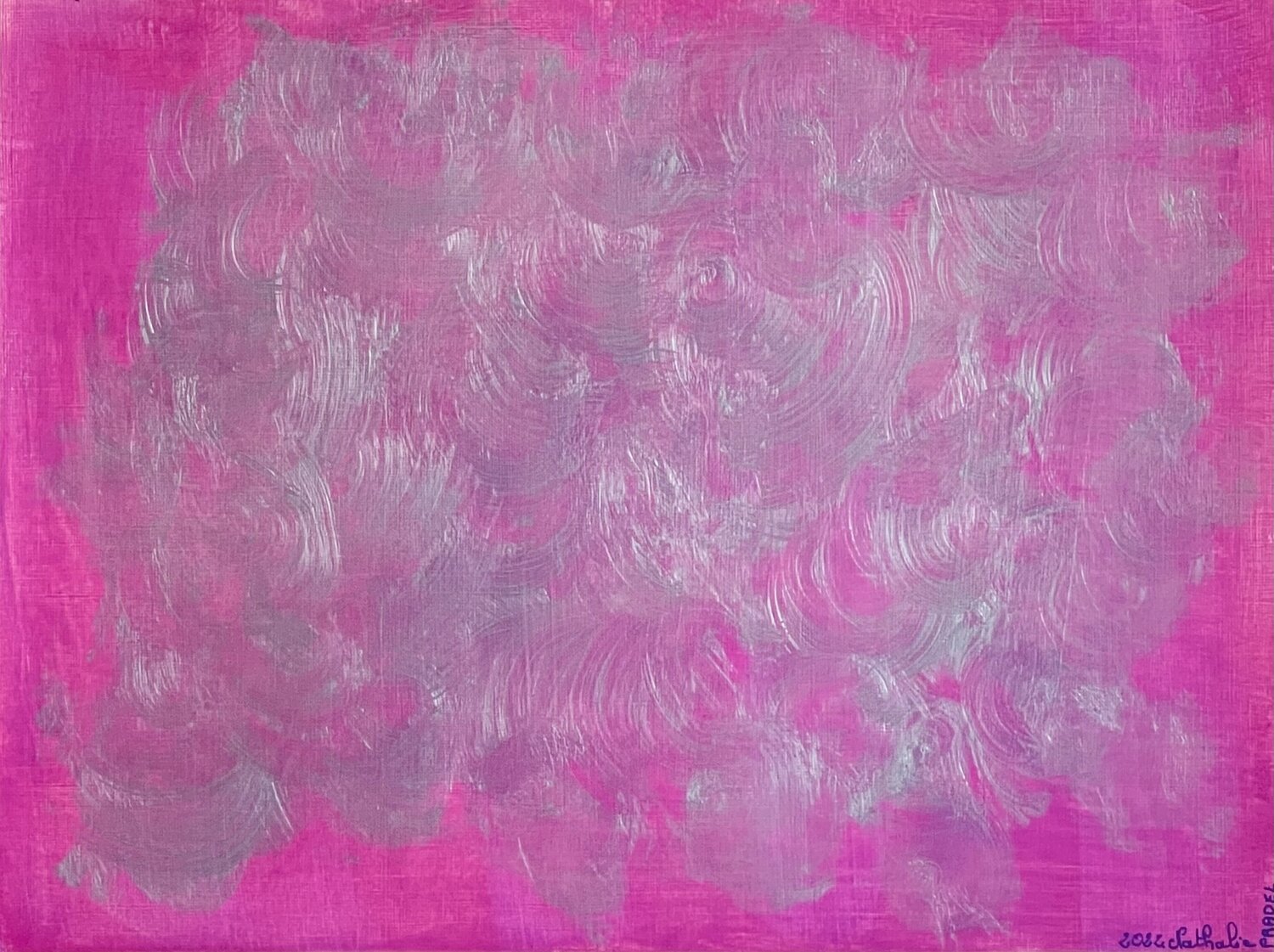 Arborescent Thinking  12/14 paper Nathalie PRADEL Original painting for sale