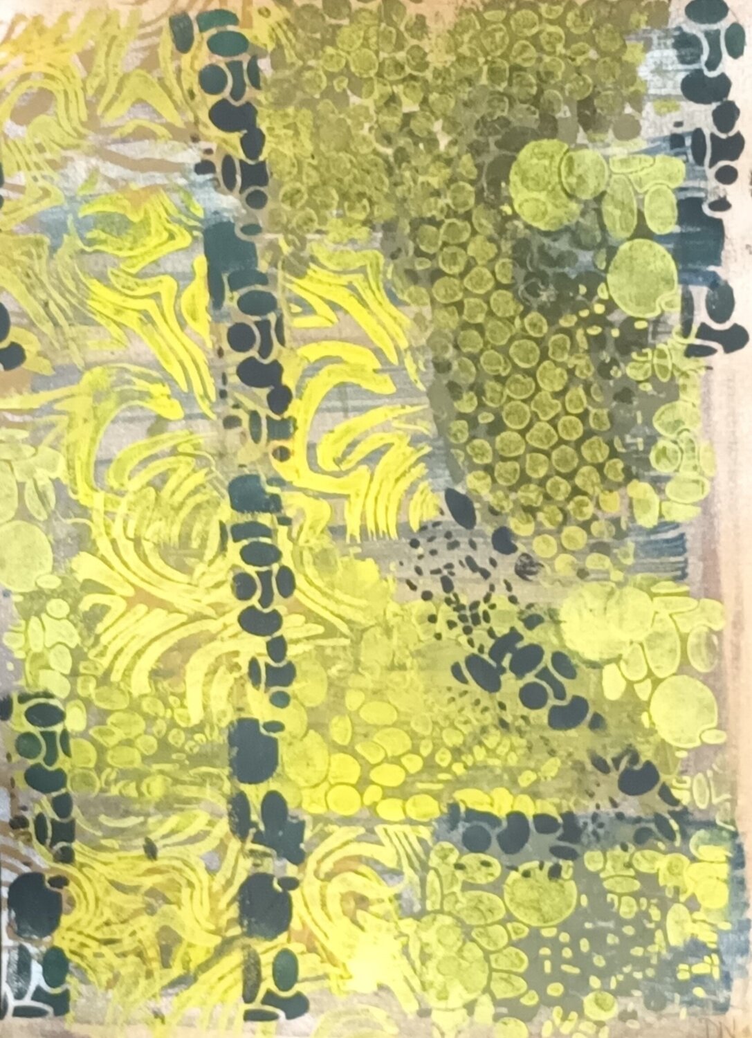 ECRITURE Dominique nizard Original painting for sale