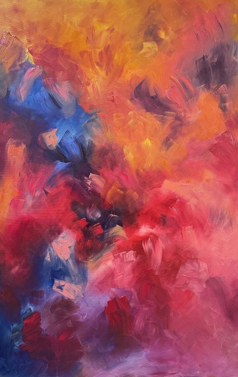 L'ASSOLUTO 1 BARBARA CAPUTO Original painting for sale