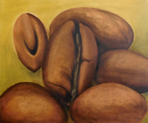 Gathered Warmth - C15 by Pavel Hambardzumyan, Painting for Sale on Select
