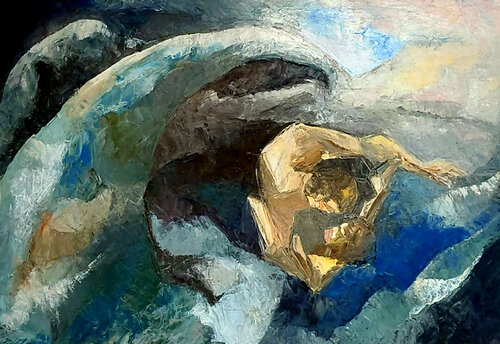 'Il viaggio in due' by Gladys Sica, Painting for Sale on Select