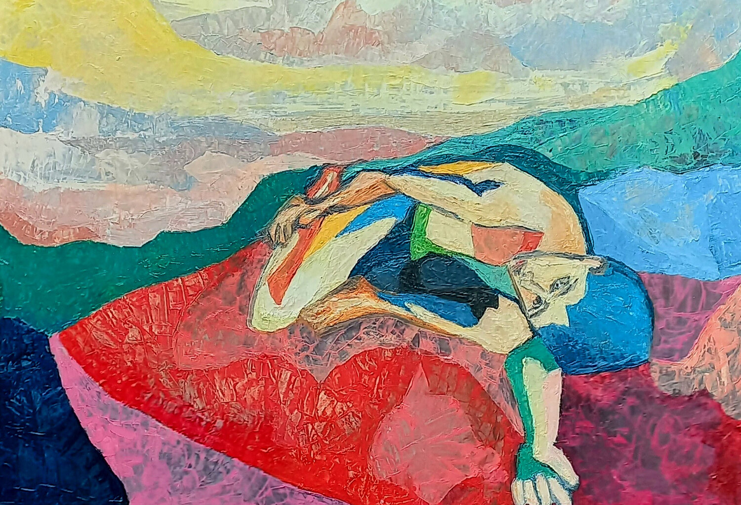 'Recuperando le forze' Gladys Sica Original painting for sale