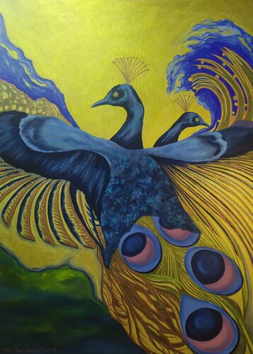 Bird of happiness by Svetlana Ivanova, Drawing for Sale on Select