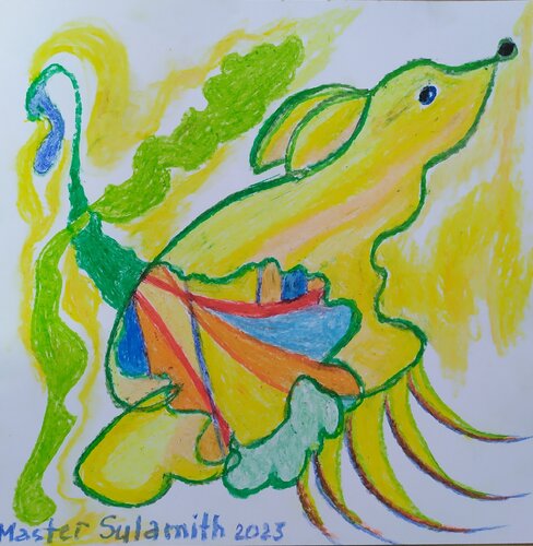 A sunny bunny by Svetlana Ivanova, Drawing for Sale on Select
