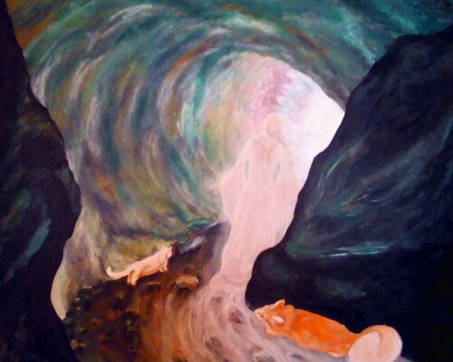 The Path to the Light by Svetlana Ivanova, Painting for Sale on Select