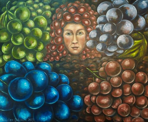 Madame Grape by Svetlana Ivanova, Painting for Sale on Select