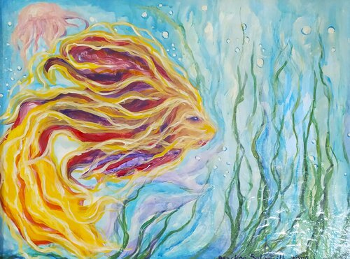 Sea world by Svetlana Ivanova, Drawing for Sale on Select